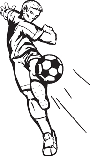 Kicking The  Ball
